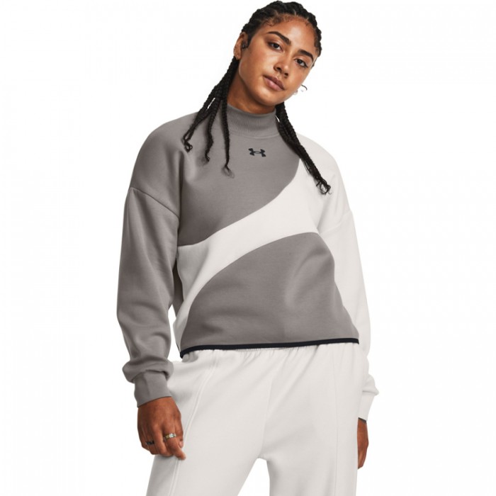 Толстовка Under Armour Unstoppable Flc Crop Crew 1379845-294 - изображение №3