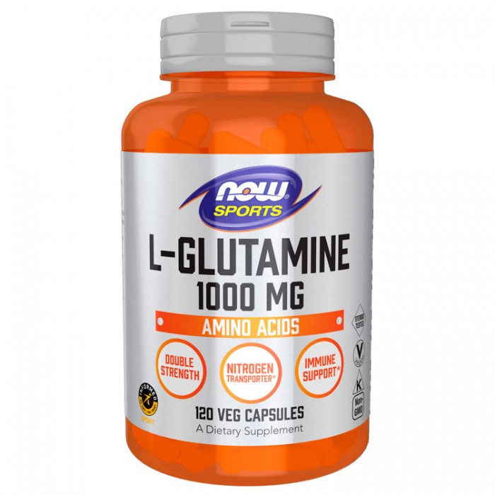 L-Glutamin Now Sports L-GLUTAMINE 1000mg 120 VCAPS 929943
