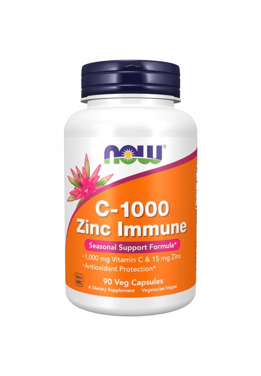 Витамины Now Foods C-1000 & Zinc Immune