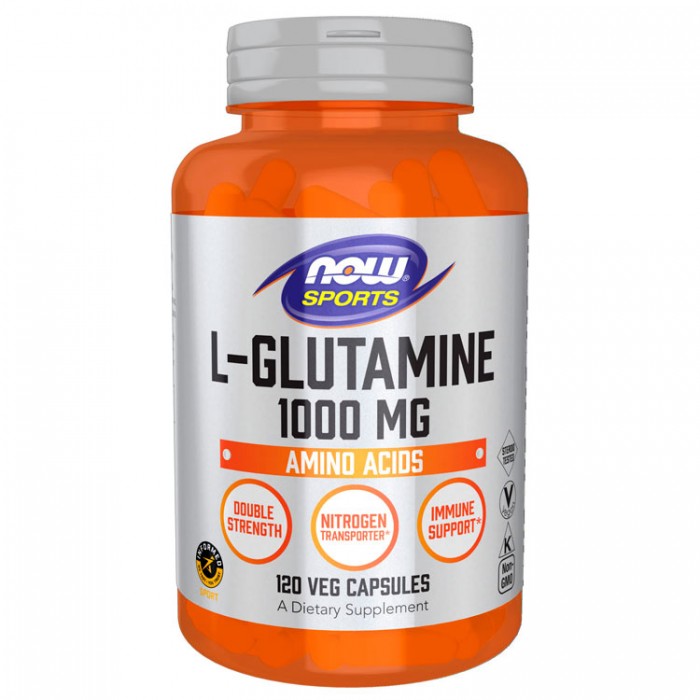 L-Glutamin Now Sports L-GLUTAMINE 1000mg 120 VCAPS NS94