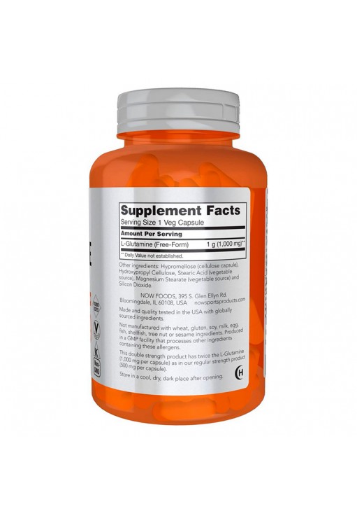 Л-Глютамин Now Sports L-GLUTAMINE 1000mg 120 VCAPS