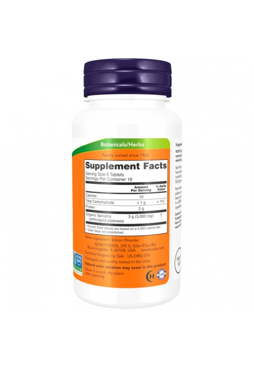 Витамины Now Foods SPIRULINA 500mg