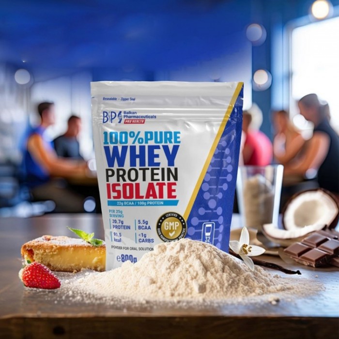 Isolat proteic Balkan Pharmaceuticals WHEY PROTEIN ISOLATE 100% PURE OREO powder 800 gr BF1297 - 4