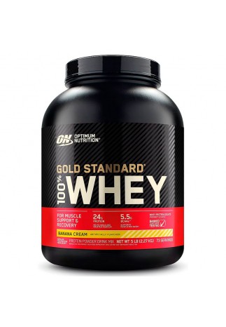 Сывороточный протеин Optimum Nutrition ON 100% WHEY GOLD BANANA CREAM 5LB