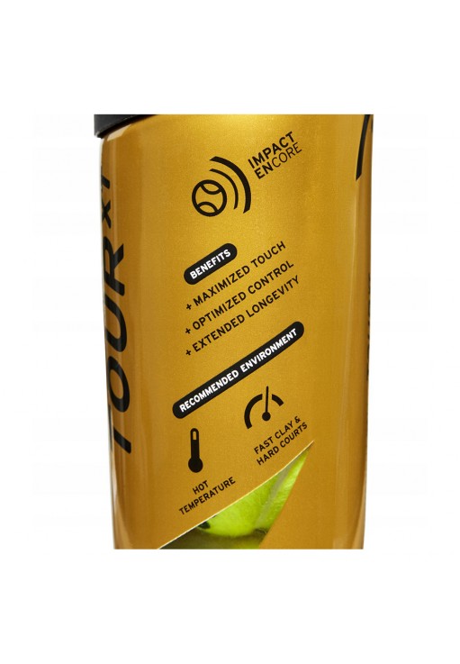 Набор мячей для тенниса 3 шт HEAD HEAD TOUR XT 3B