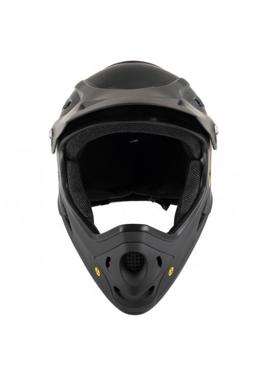 Casca M-WAVE Fall Out Fullface/Downhill Helmet matt black/yellow