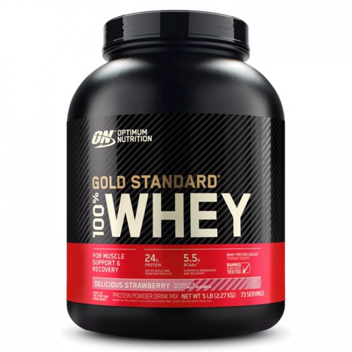 Proteine din zer Optimum Nutrition ON 100% WHEY GOLD STRAWBERRY 5LB 1031699 - 2