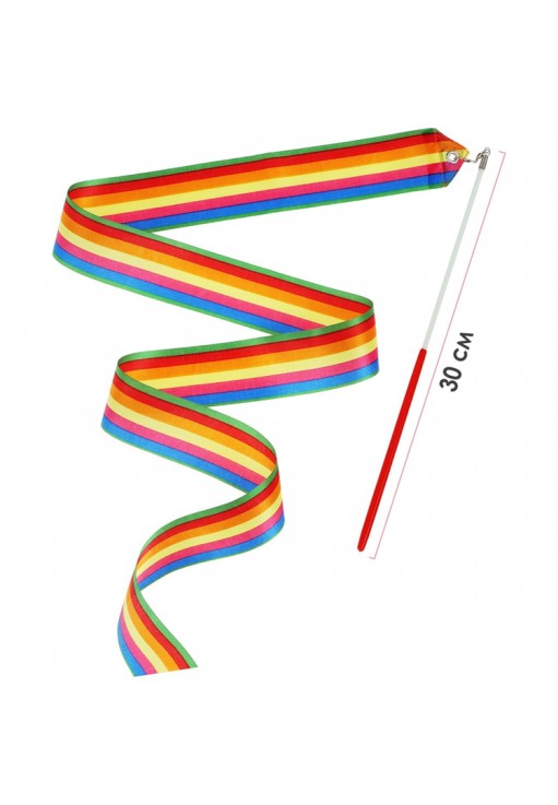 Палка Grace Dance Gymnastic stick with ribbon