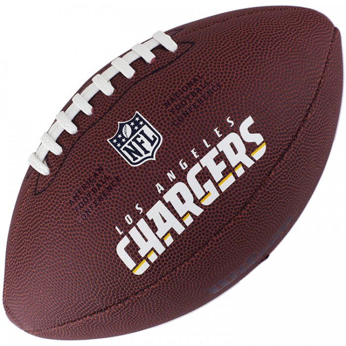 Мяч для регби Wilson NFL Team Logo LA WTF1748XBLAC - изображение №2