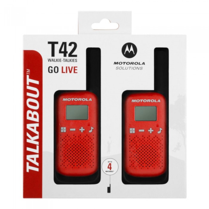 Радио Motorola TALKABOUT T42 RED B4P00811RDKMAW