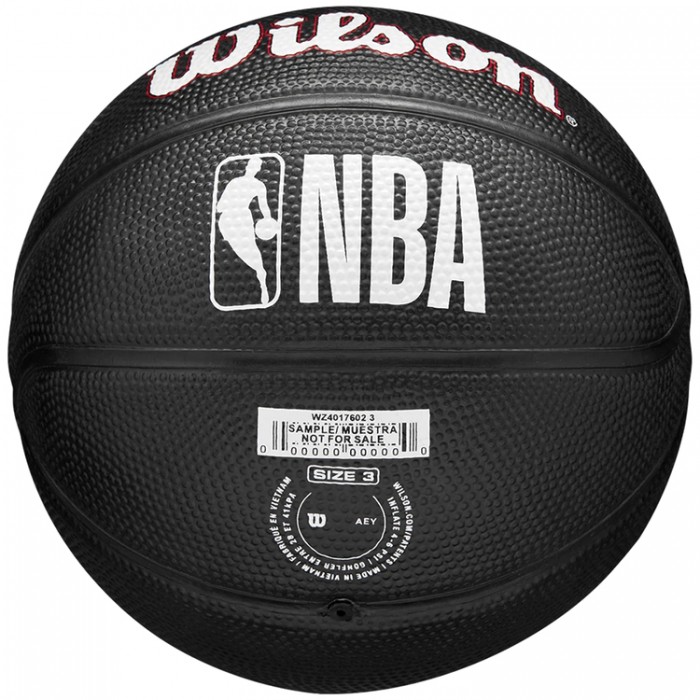 Мяч баскетбольный Wilson CHICAGO BULLS MINI WZ4017602XB3 - изображение №5