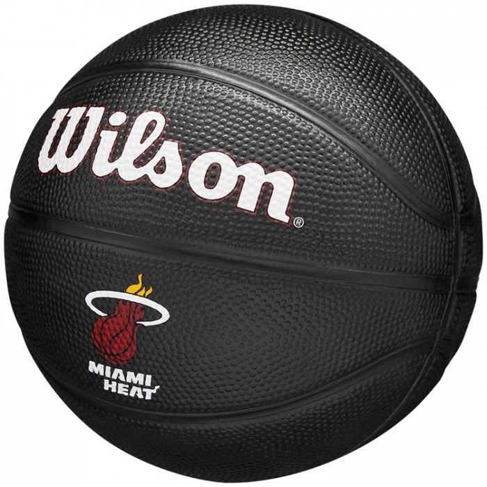 Мяч баскетбольный Wilson Miami Heat Mini WZ4017607XB3 - изображение №2