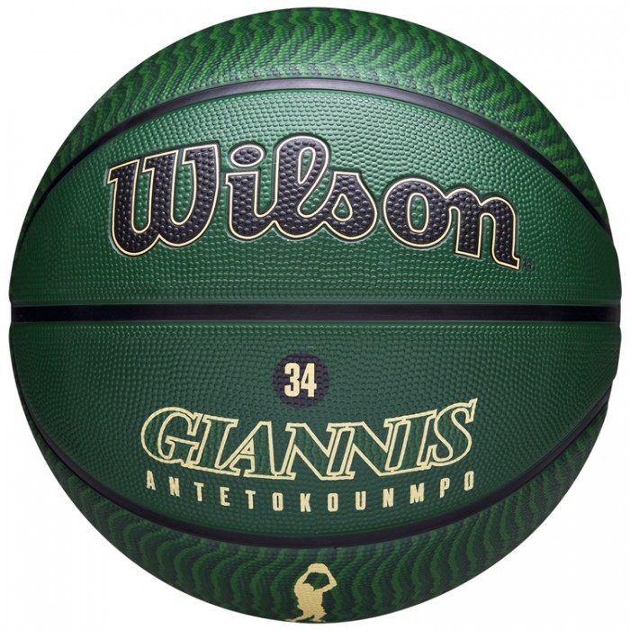 Мяч баскетбольный Wilson NBA PLAYER ICON OUTDOOR BSKT GIANNIS 7 WZ4006201XB7