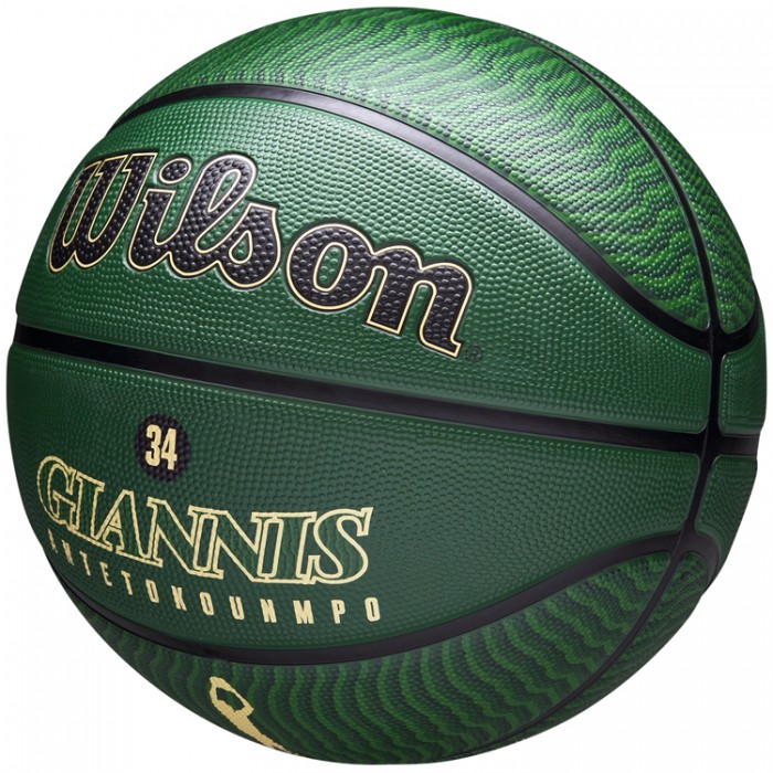 Мяч баскетбольный Wilson NBA PLAYER ICON OUTDOOR BSKT GIANNIS 7 WZ4006201XB7 - 5