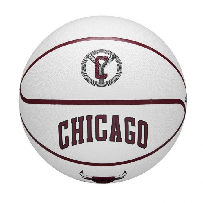 Мяч баскетбольный Wilson NBA TEAM CITY COLLECTORS CHIBULLS 885027 - изображение №2