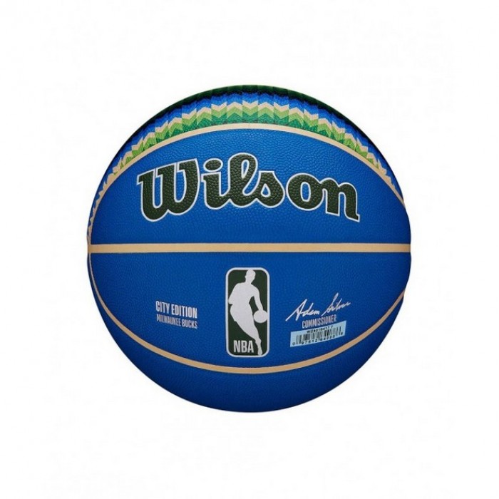 Мяч баскетбольный Wilson NBA TEAM CITY COLLECTORS PHI 76 885014 - изображение №3