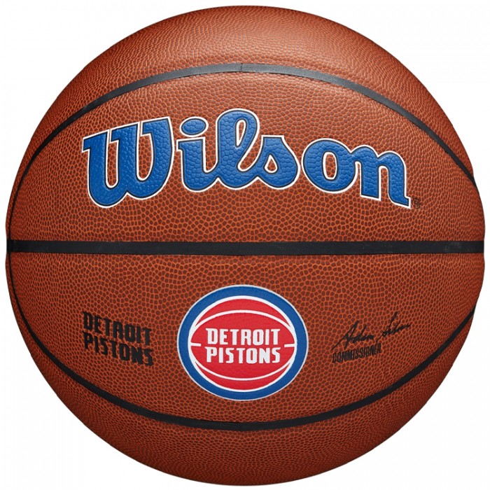 Мяч баскетбольный Wilson NBA TEAM ALLIANCE BSKT DET PISTONS 7 WZ4029309XB7
