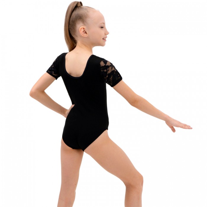 Купальник гимнастический Grace Dance TS Gymnastics 37949BK - изображение №4