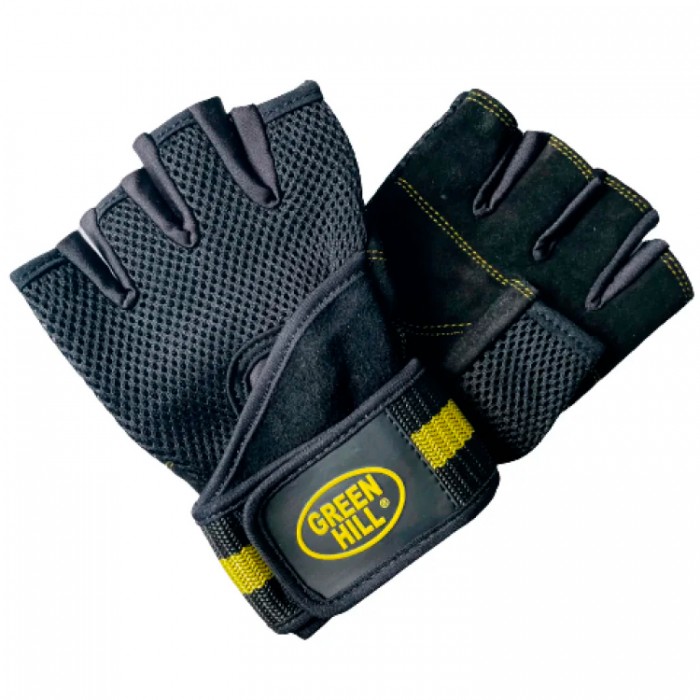 Перчатки для фитнеса Green Hill WEIGHTLIFTING GLOVE WLG-6430-BK Перчатки для фитнеса Green Hill WEIGHTLIFTING GLOVE WLG-6430-BK