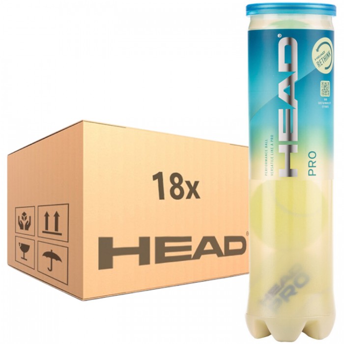 Набор мячей для тенниса 72 шт HEAD BOX MINGI PRO 571604BX