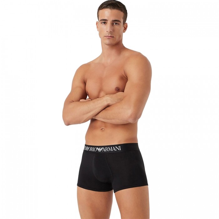 Boxeri EA7 EMPORIO ARMANI KNIT TRUNK CC729-111389-BLACK
