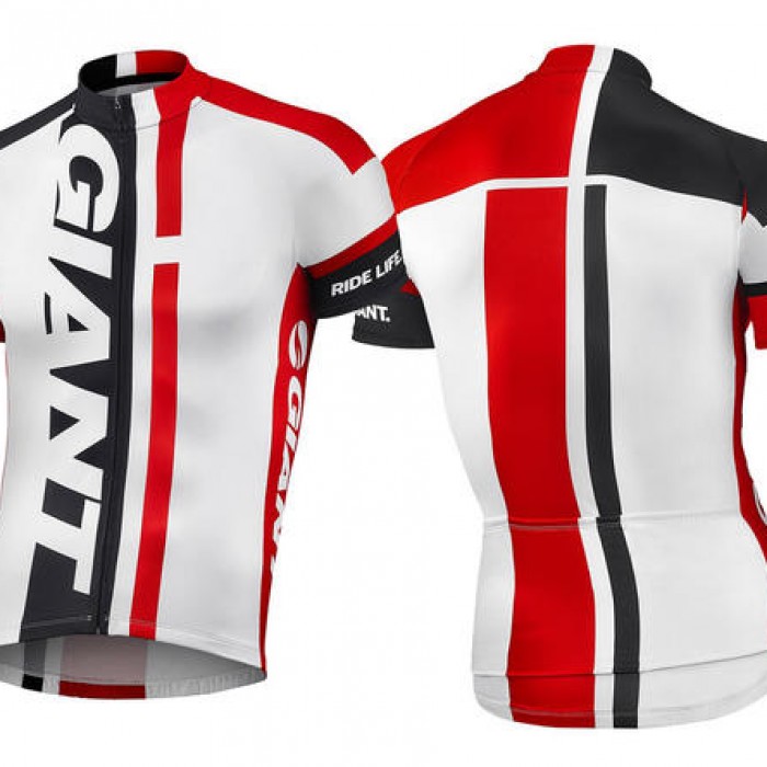 Джерси Giant GT-S S/S White/Red/Black  GT-S-WHITE-RED-BLACK - изображение №2