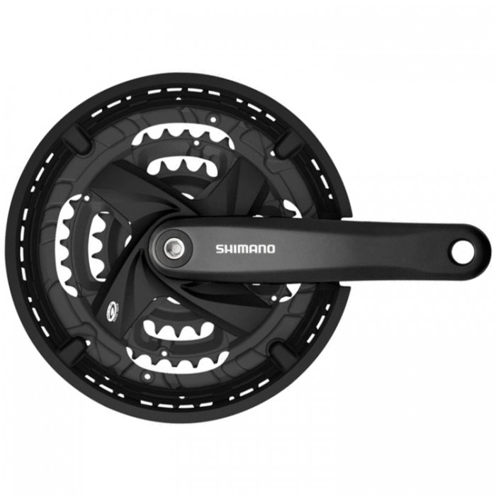 Шатуны SHIMANO FC-M371-L, FOR REAR 9-SPEED EFCM371E422CL