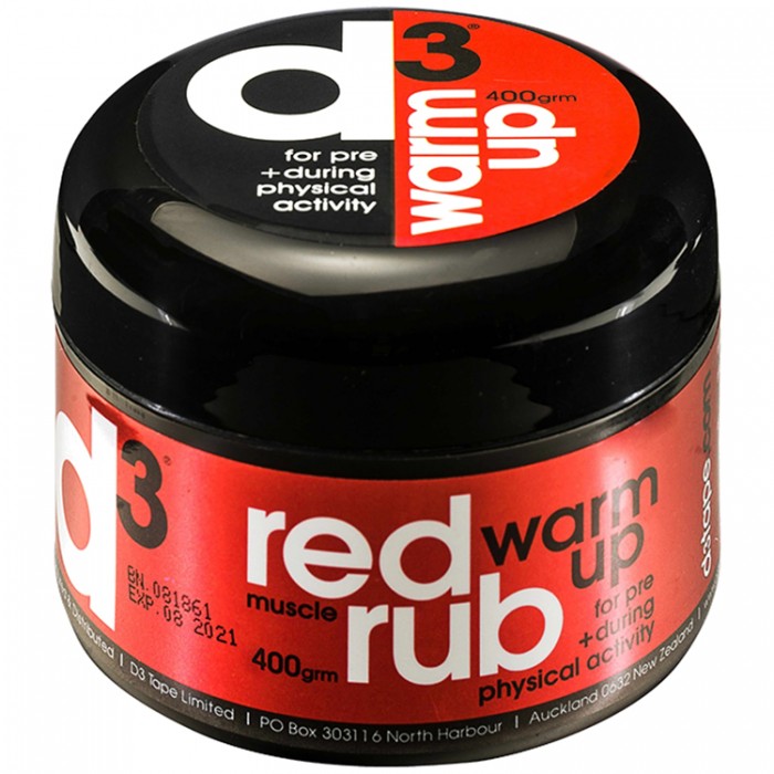 Разогревающий крем d3 Muscle Warm-Up Rub PRE WRUB200RDR