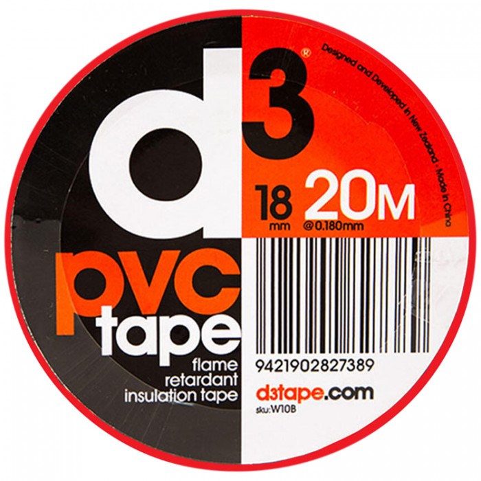 Лента ПВХ маркировочная d3 PVC Sports Tape 18mm PVC01820RDS
