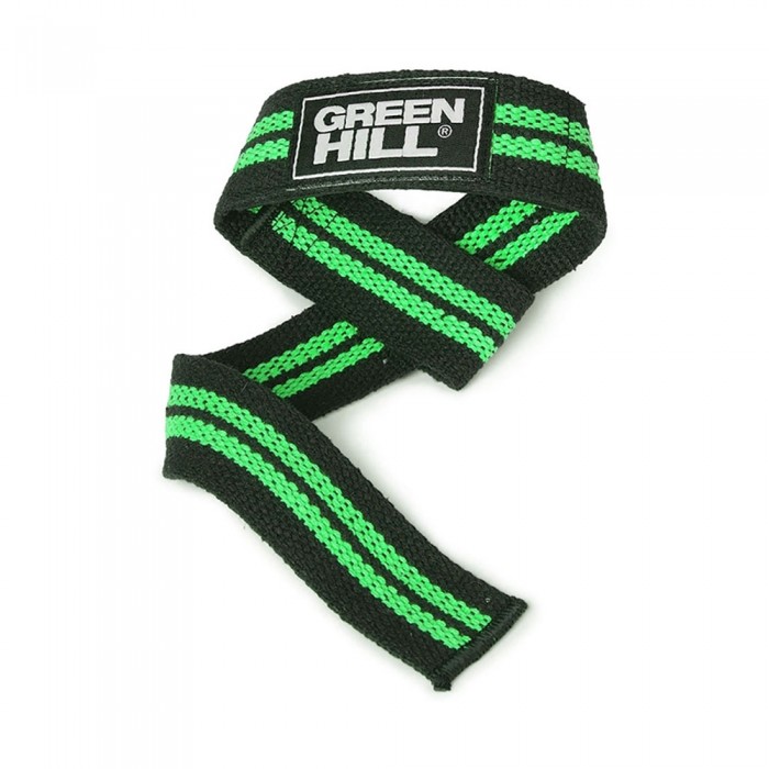Пояс для тяги Green Hill Straps for deadlift WLC-6556-GREEN Пояс для тяги Green Hill Straps for deadlift WLC-6556-GREEN
