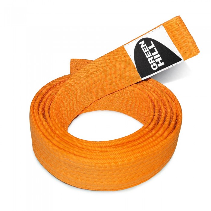 Пояс каратэ Green Hill KBO-1014 Karate Belt KBO-1014-ORANGE