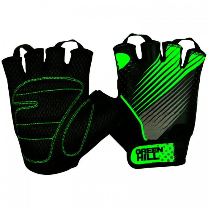 Перчатки для фитнеса Green Hill Stripes GHFGS-6546-GN