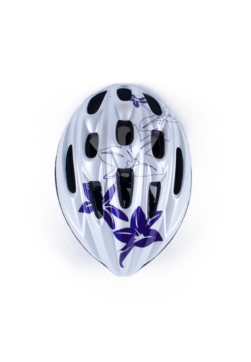 Защитный шлем VENTURA M, 54 - 58 cm, silver/whi