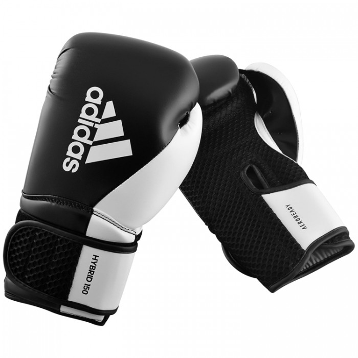 Manusi pentru box Adidas Combat Hybrid 150 ADIH150TG-BLKWHT - 5