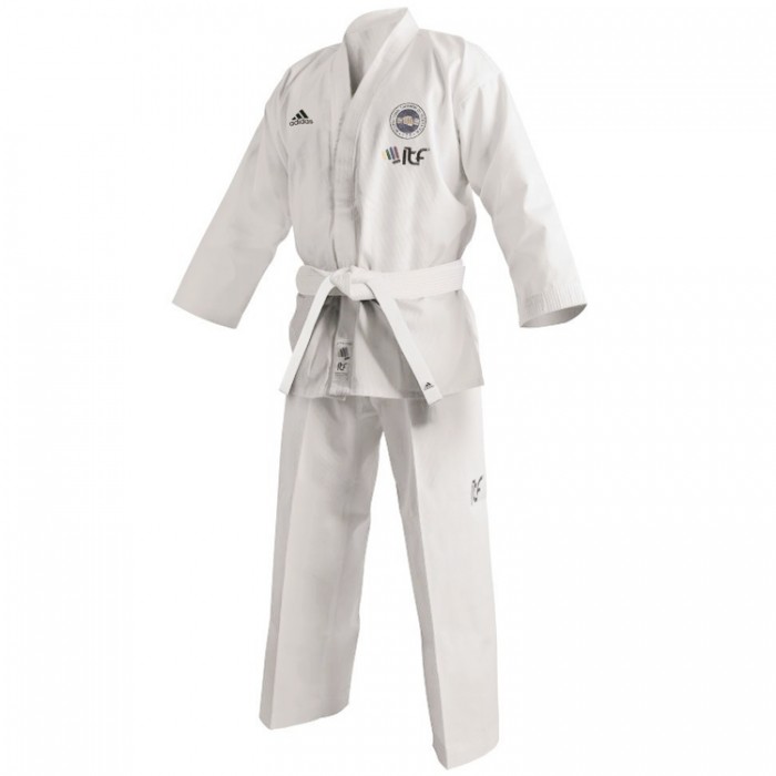 Kimono p/taekwondo 240 g/m2 Adidas Combat Dobok TKD ITF Student ADITITF01-WHT