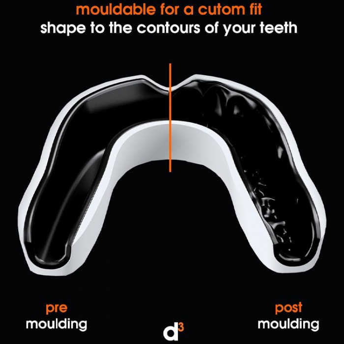 Protectie dinti d3 Mouthguard Jr. Dual Layer MGYWTBKR - 4
