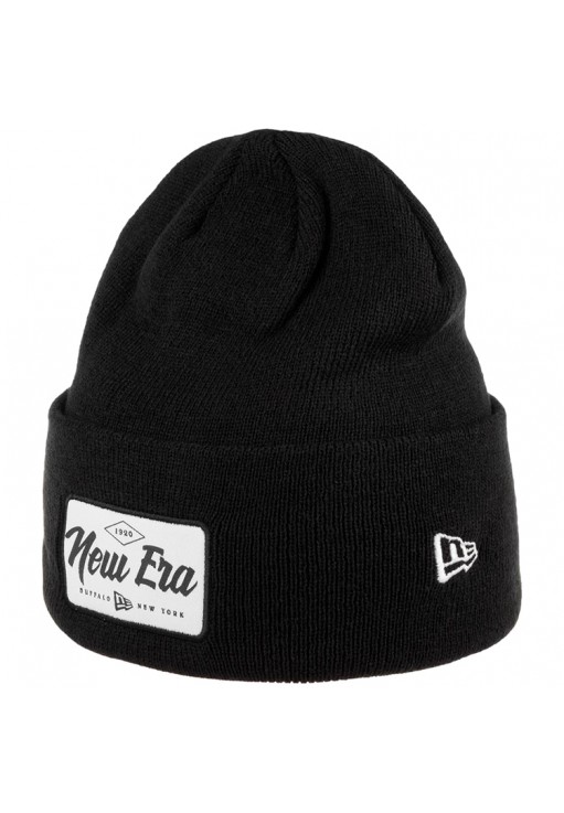 Caciula New Era Wide Cuff Patch Knit