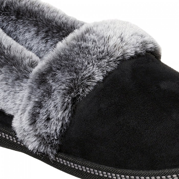 Slapi Skechers COZY CAMPFIRE - TEAM TOASTY 32777-BLK - 5