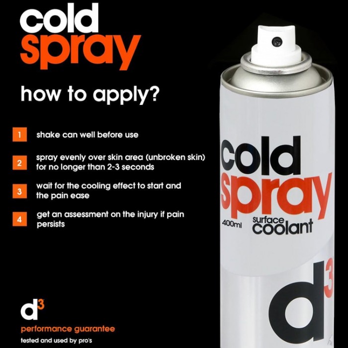Спортивная заморозка d3 Cold Spray D3CS400MLL - 2