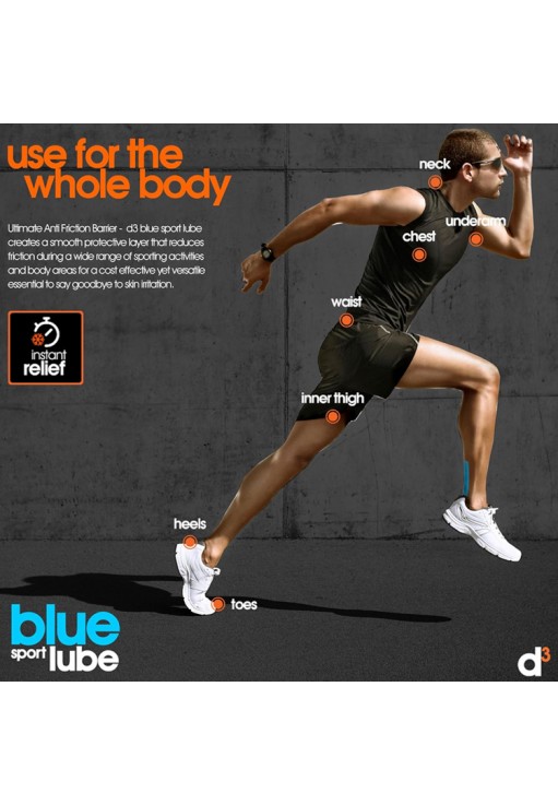 Разогревающий крем d3 Sport Lube Anti-Chafing Rub