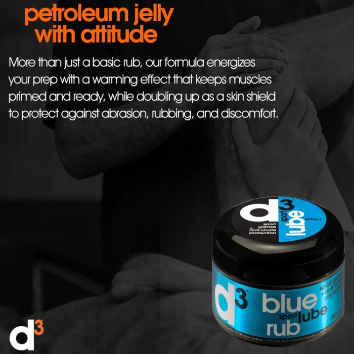 Разогревающий крем d3 Sport Lube Anti-Chafing Rub BLUB200BLR - 4
