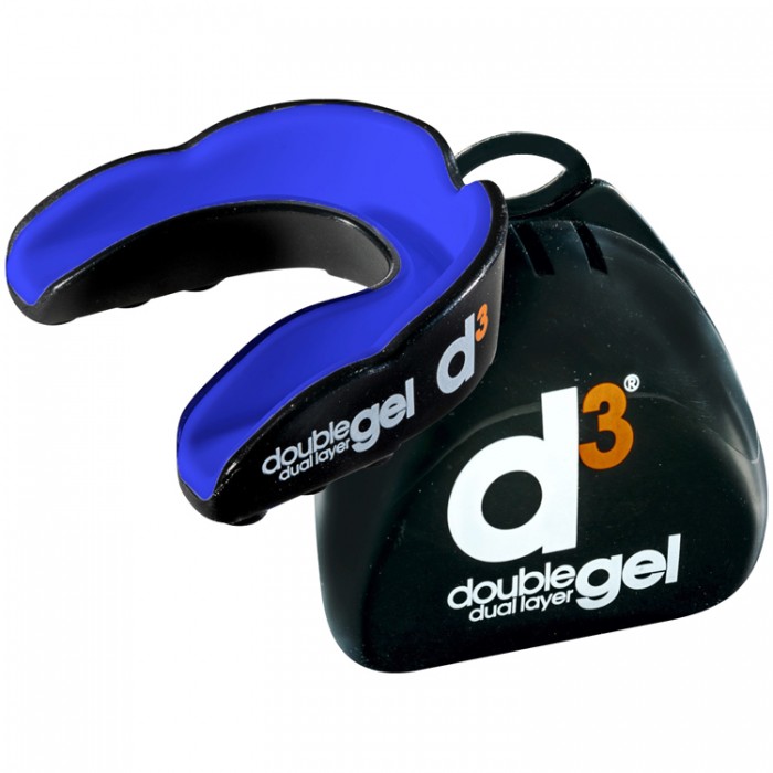 Боксерская капа d3 Mouthguard Dual Layer MGABKBLR