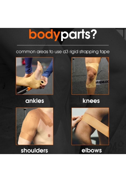 Тейп фиксирующий жесткий d3 RST Rigid Strapping Tape 38mm