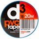 Лента ПВХ маркировочная d3 PVC Sports Tape 18mm PVC01820BLS