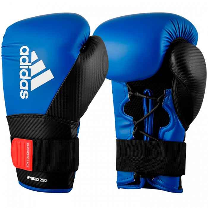 Перчатки для бокса Adidas Combat Hybrid 250 SPD250TG-BLKBLU