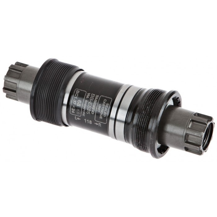 Butuc pedalier SHIMANO BB-ES25 BSA, 68-121 mm BB-ES25 BSA 68-121 MM