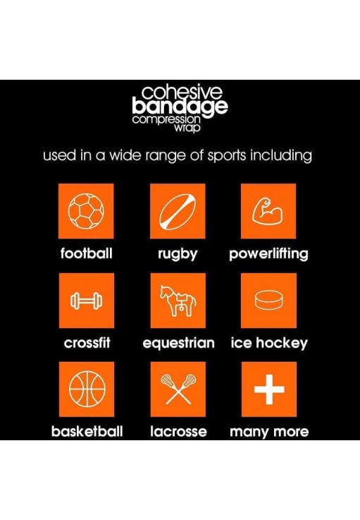 Тейп компрессионный d3 Cohesive Compression Wrap 50mm