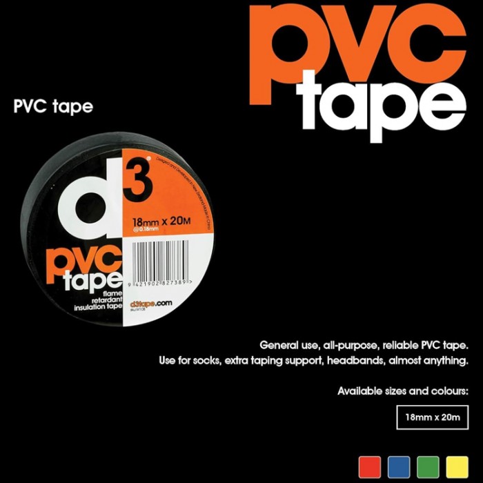 Лента ПВХ маркировочная d3 PVC Sports Tape 18mm PVC01820GNS - 3