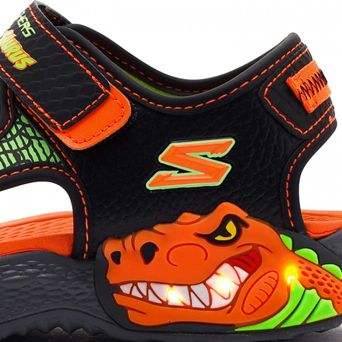 Sandale Skechers CREATURE-SPLASH 400614L-BKOR - imagine №4