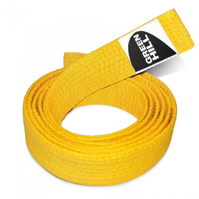 Пояс каратэ Green Hill Karate Belt KBO-1014-YELLOW